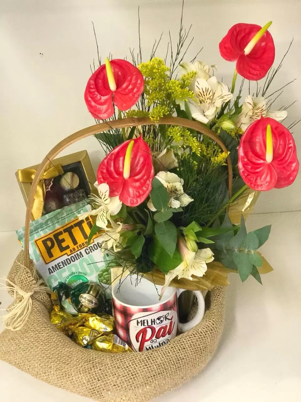 Cesta Carinho Para o Papai