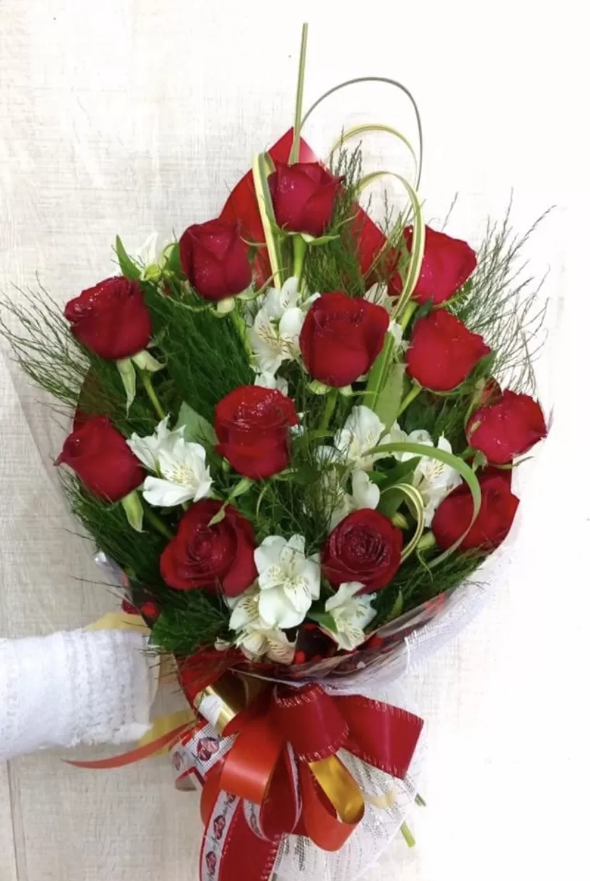 12 Rosas Vermelhas Degrade